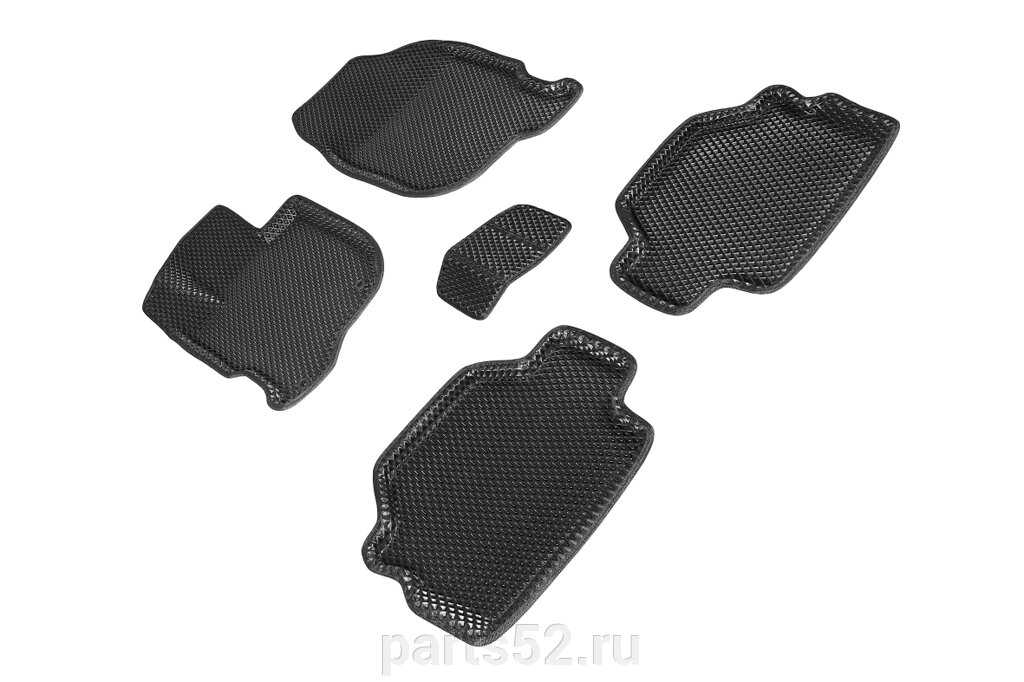 Коврики EVA 3D ромб для Mitsubishi Pajero Sport II 2008-2015 от компании PARTS52 - фото 1