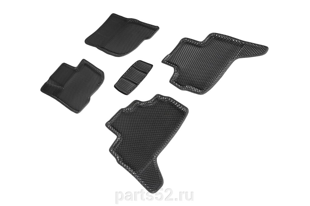 Коврики EVA 3D ромб для Mitsubishi Pajero Sport III 2015-н. в. от компании PARTS52 - фото 1