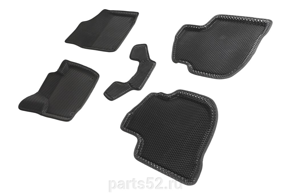 Коврики EVA 3D ромб для Skoda Rapid rest 2017-2020 от компании PARTS52 - фото 1