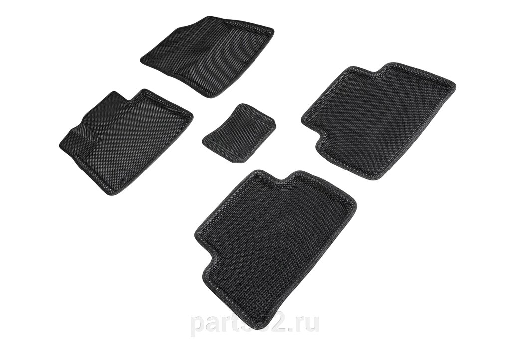 Коврики EVA 3D соты для KIA Sorento IV 5 seats 2020-н. в. от компании PARTS52 - фото 1