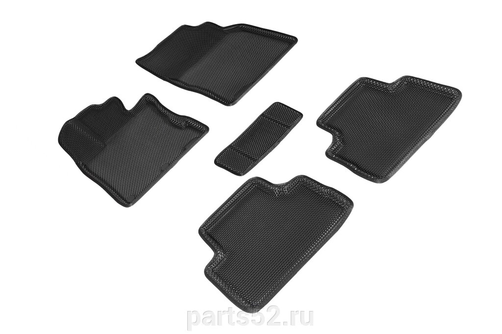 Коврики EVA 3D соты для Nissan Qashqai II (японская) 2014-2016 от компании PARTS52 - фото 1