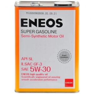 Масло моторное ENEOS Super Gasoline 5W-30 SL, 4 л