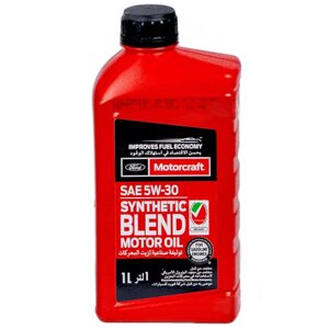 Масло моторное FORD Motorcraft Synthetic Blended 5W-30, 1 л / MXO-5W30-LSB1