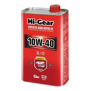 Масло моторное Hi-Gear 10W-40 SL/CF, 1 л