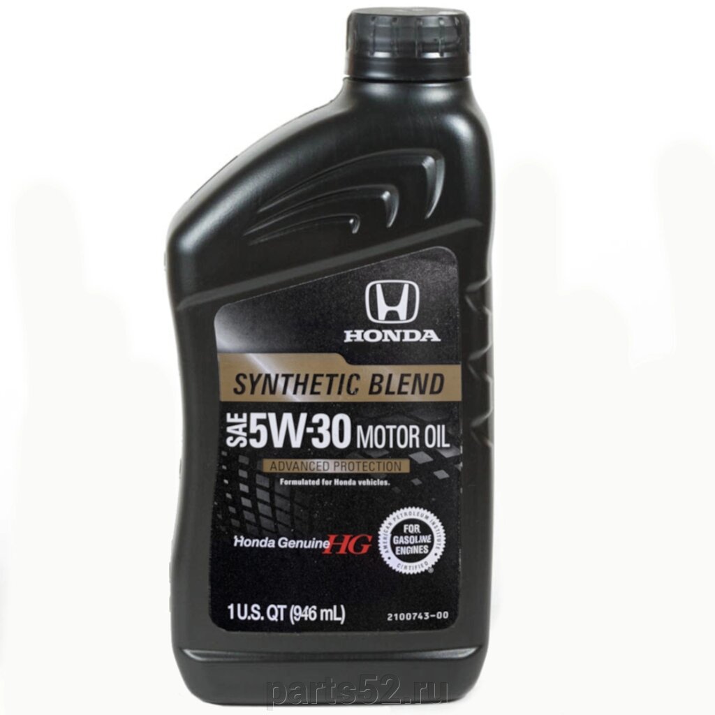 Масло моторное HONDA Motor Oil SP/GF-6 5W-30, 946 мл / 0879-89134 от компании PARTS52 - фото 1