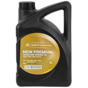 Масло моторное HYUNDAi/KiA NEW Premium Gasoline 0W-20 SN, C2, 4 л / 05100-00461