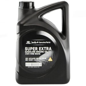 Масло моторное HYUNDAi/KiA Super Extra Gasoline 5W-30 SL, 4 л / 05100-00410