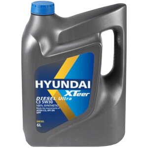 Масло моторное HYUNDAi Xteer Diesel Ultra C3 5W-30, 6 л