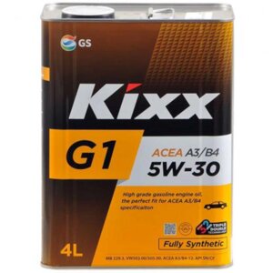 Масло моторное KiXX G1 Fully Synthetic A/B4 5W-30, 4 л