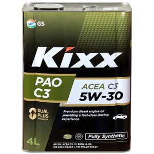 Масло моторное KiXX PAO C3 5W-30, 4 л