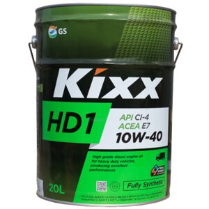 Масло моторное KiXXHD1 Fully Synthetic 10W-40 CI-4/SL, 20 л