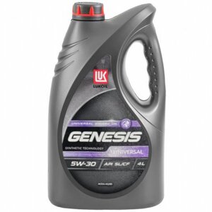 Масло моторное ЛУКОЙЛ Genesis Universal 5W-30 A5/B5, 4 л