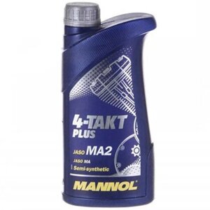 Масло моторное mannol 7202 4-takt plus 10W-40 MA/MA2, 1 л