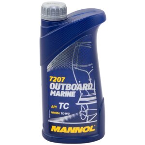 Масло моторное MANNOL 7207 2 -Takt Outboard Marine TC-W3, 1 л