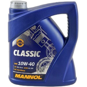 Масло моторное mannol 7501 classic 10W-40 SN/CH-4, 4 л