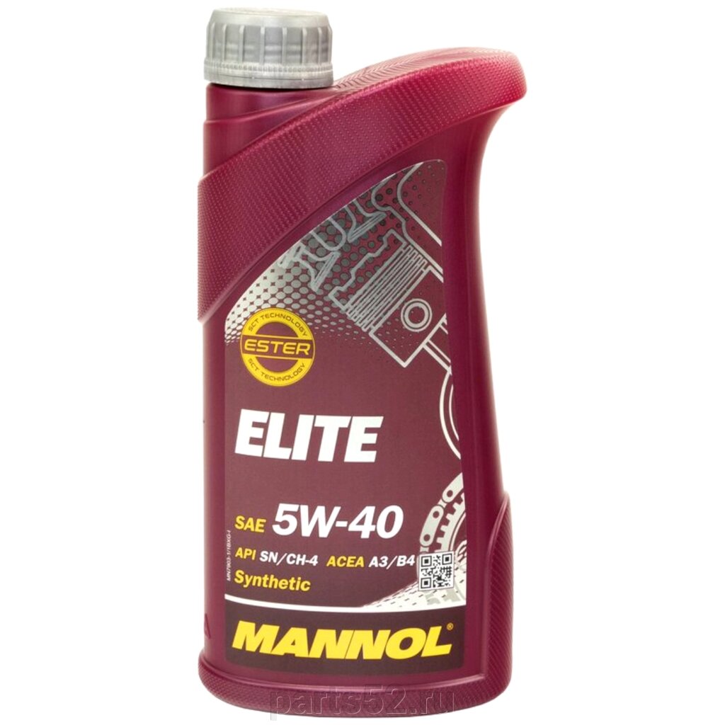 Масло моторное MANNOL 7903 Elite 5W-40 SN, CH-4, 1 л от компании PARTS52 - фото 1