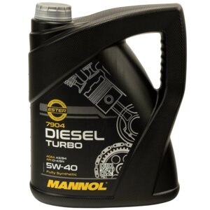 Масло моторное MANNOL 7904 Diesel Turbo 5W-40 СI-4/SN, 5 л