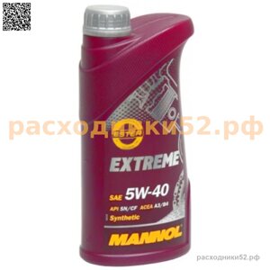 Масло моторное mannol 7915 extreme 5W-40 SN/CH-4, 1 л