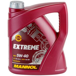 Масло моторное mannol 7915 extreme 5W-40 SN/CH-4, 4 л