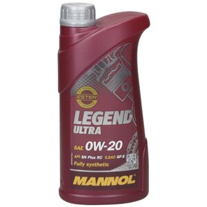 Масло моторное MANNOL 7918 Legend Ultra 0W-20 SP-RC, 1 л