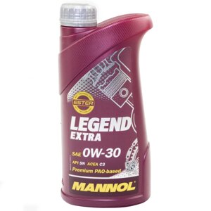 Масло моторное MANNOL 7919 Legend Extra C2/C3 0W-30, 1 л