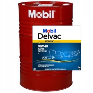 Масло моторное MOBiL Delvac Modern 10W-40 Super Def V1 Ci-4, 208 л