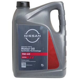 Масло моторное NiSSAN Motor Oil 5W-40 A3/B4, 5 л / KE900-90042