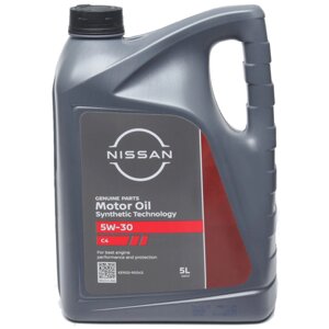 Масло моторное nissan motor oil DPF 5W-30 C4, 5 л / KE900-90043