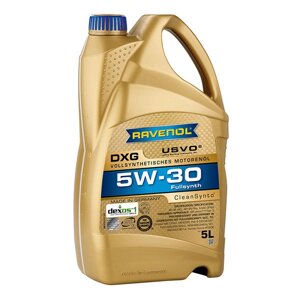 Масло моторное ravenol DXG 5W-30 SP, 5 л