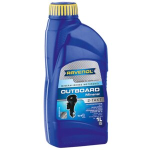 Масло моторное RAVENOL Outboard 2T Mineral TC, 1 л