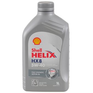 Масло моторное SHELL helix HX8 5W-40 A3/B4, 1 л