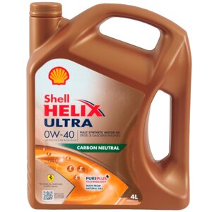 Масло моторное SHELL Helix Ultra 0W-40 A3/B4, 4 л