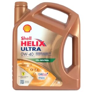 Масло моторное SHELL Helix Ultra 0W-40 A3/B4, 5 л