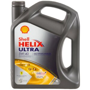 Масло моторное SHELL Helix Ultra 5W-40 A3/B4, 4 л