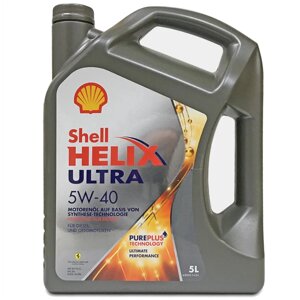 Масло моторное SHELL Helix Ultra 5W-40 A3/B4, 5 л