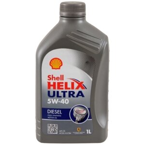 Масло моторное SHELL Helix Ultra Diesel 5W-40 CF, B4, 1 л