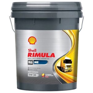 Масло моторное SHELL rimula R6 ME 5W-30 E4/7, 20 л