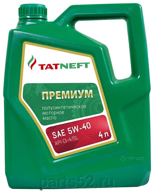 Масло моторное TATNEFT Дизель Премиум 5W-40 CI-4/SL, 4 л от компании PARTS52 - фото 1