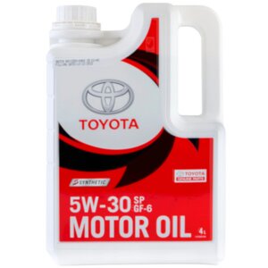 Масло моторное toyota motor oil 5W-30 SP/GF-6, 4 л / 08880-84132