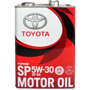 Масло моторное TOYOTA Motor Oil SP 5W-30, 4 л / 08880-13705