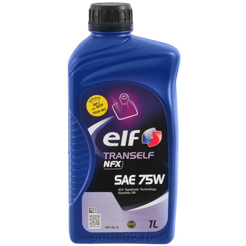 Масло трансмиссионное ELF Tranself NFX 75W GL-4+, 1 л от компании PARTS52 - фото 1