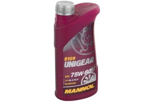 Масло трансмиссионное MANNOL 8109 Unigear 75W-80 GL-4/GL-5 LS, 1 л