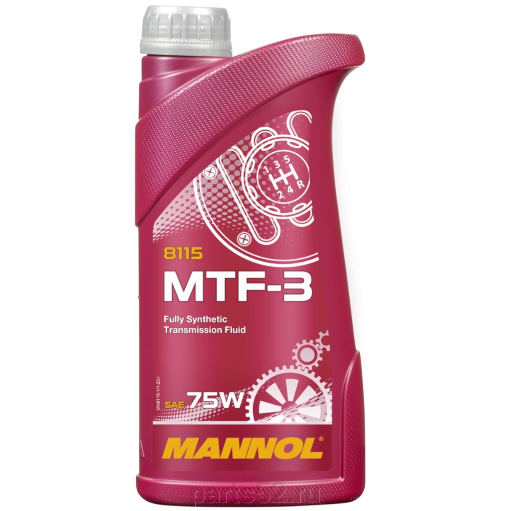 Масло трансмиссионное MANNOL 8115 MTF-3 75W GL-4, 1 л от компании PARTS52 - фото 1
