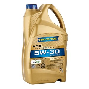 Моторное масло ravenol HDX 5W-30 SP, GF-6, 5 л