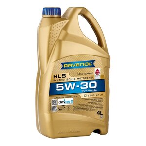 Моторное масло ravenol HLS 5W-30 C3, 4 л