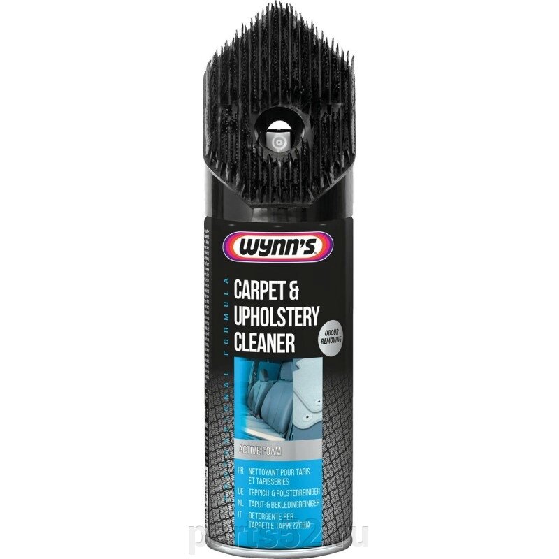 Очиститель обивки салона WYNNS Carpet Upholstery Cleaner, аэрозоль 400 мл с щеткой от компании PARTS52 - фото 1