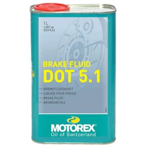 Жидкость тормозная MOTOREX Brake Fluid DOT-5.1, 1 л