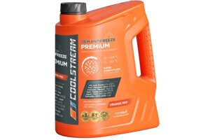 Антифриз красный готовый G-12+ COOLSTREAM Premium ORANGE RED -40, 5 кг