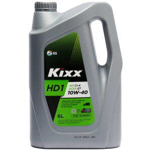 Масло моторное KiXX HD1 Fully Synthetic 10W-40 CI-4/SL, 6 л