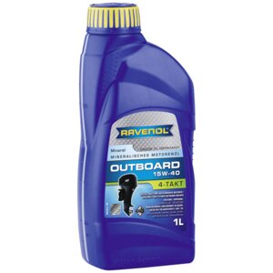 Масло моторное RAVENOL Outboardoel 4T 15W-40, 1 л